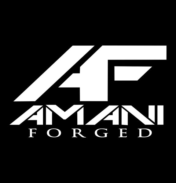 Amani Forged decal, performance car decal sticker
