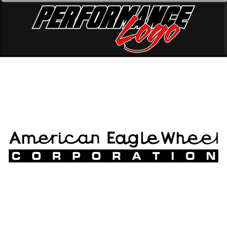 American Eagle Wheel decal, performance car decal sticker