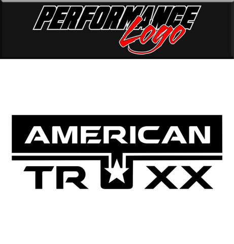 American Truxx decal, performance car decal sticker