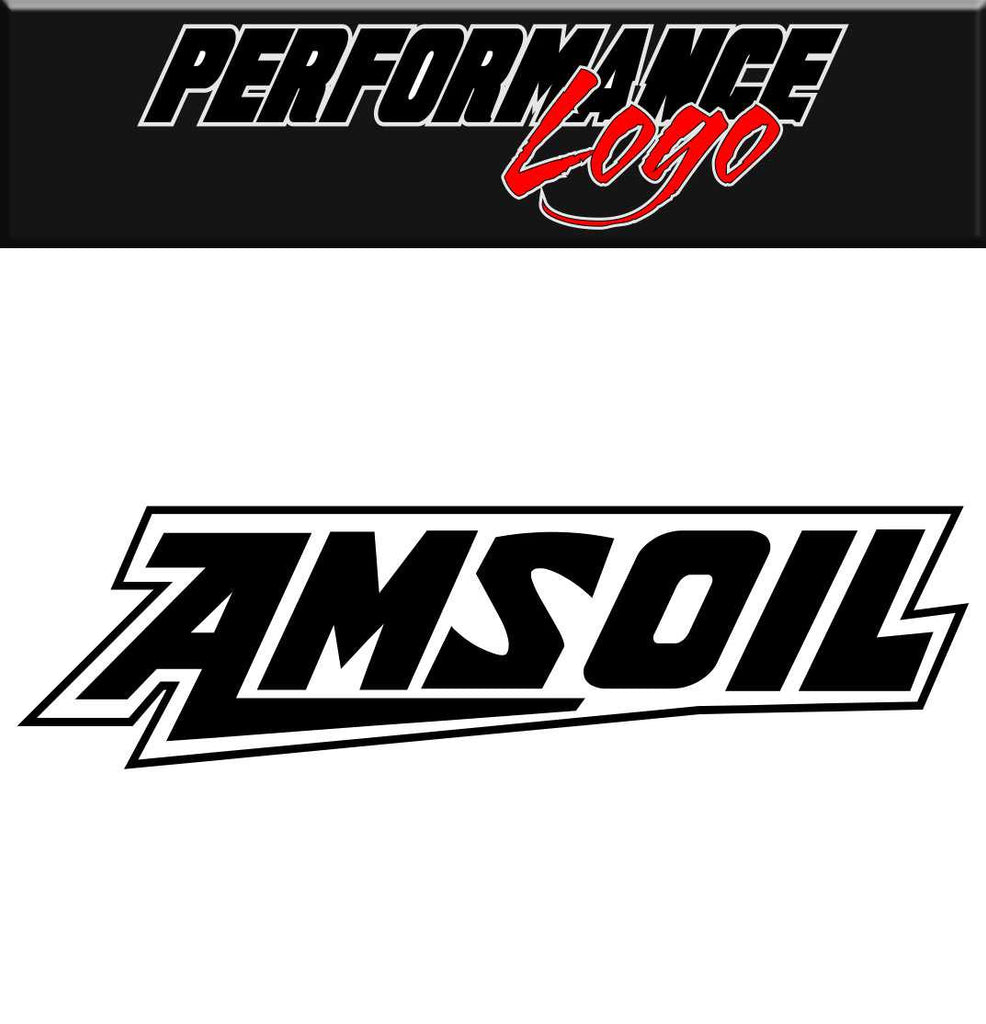Amsoil decal performance car decal sticker