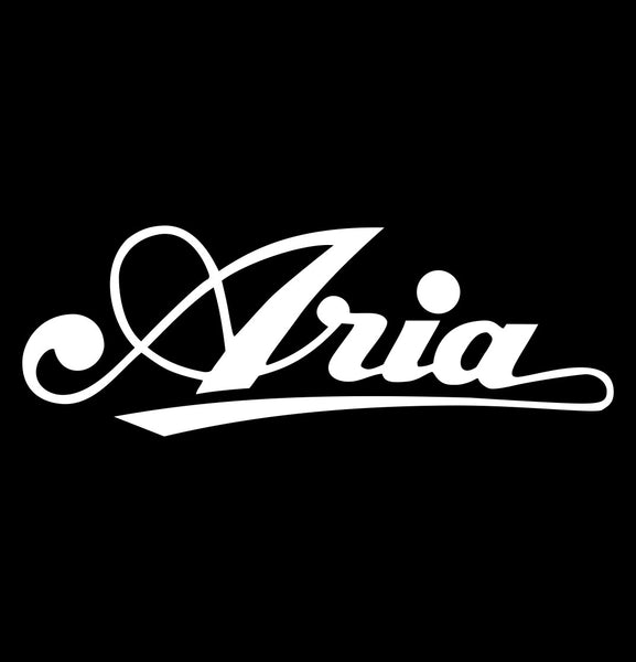 Aria decal, music instrument decal, car decal sticker
