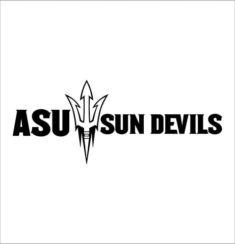 Arizona State Sun Devils decal, car decal sticker, college football