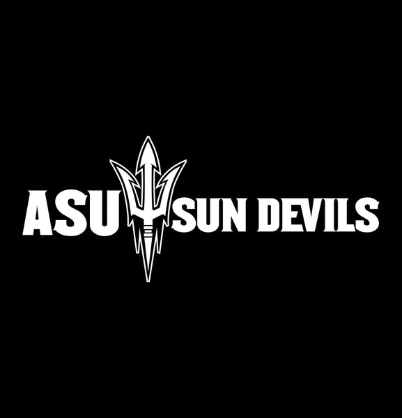 Arizona State Sun Devils decal, car decal sticker, college football