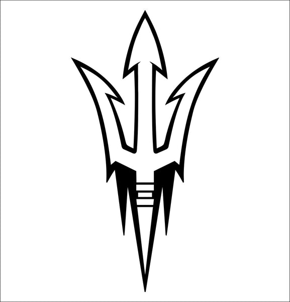 Arizona State Sun Devils decal, car decal sticker, college football