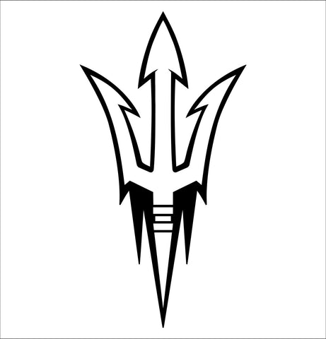 Arizona State Sun Devils decal, car decal sticker, college football