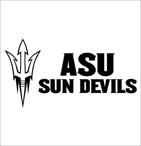 Arizona State Sun Devils decal, car decal sticker, college football
