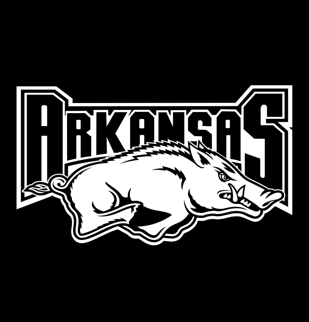 Arkansas Razorbacks Sticker Small Arkansas Razorbacks decal – North 49 Decals
