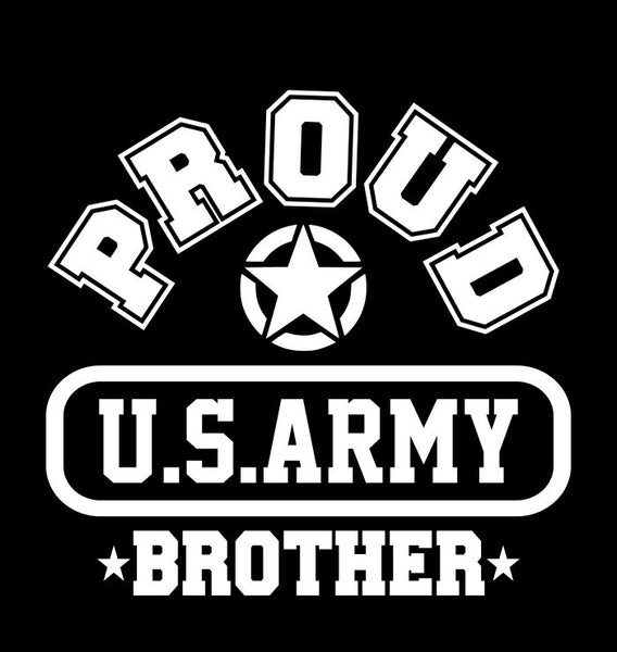 Proud US Army Brother decal