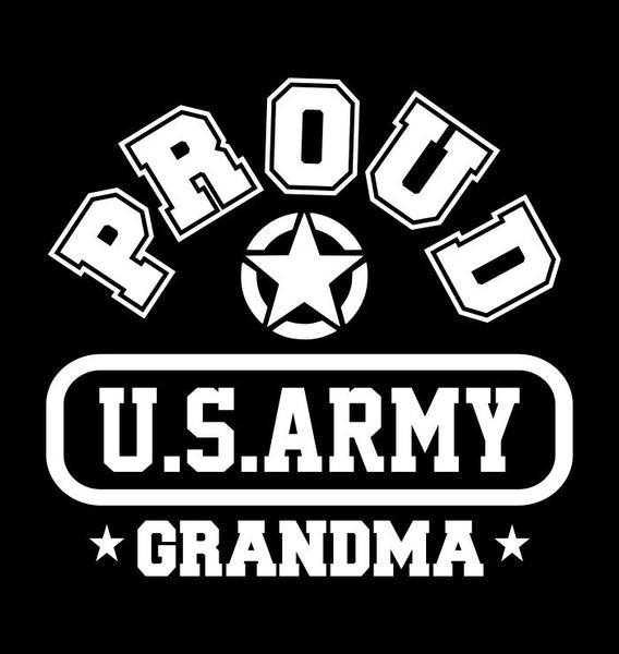 Proud US Army Grandma decal