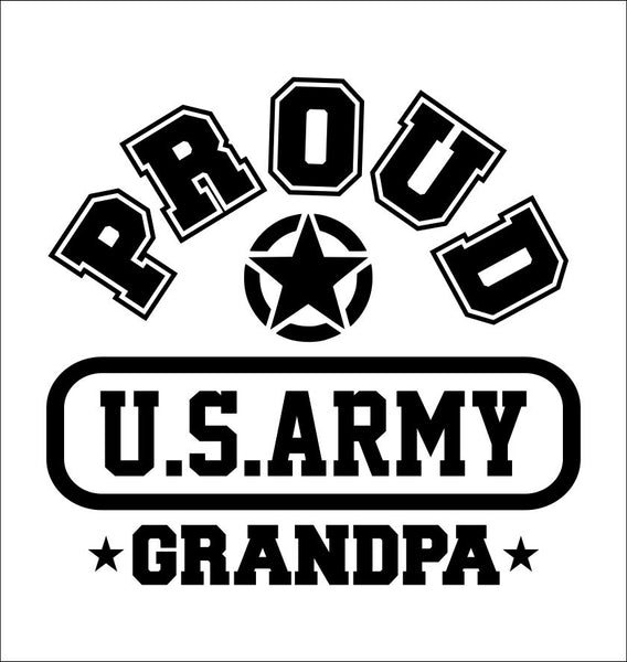 Proud US Army Grandpa decal