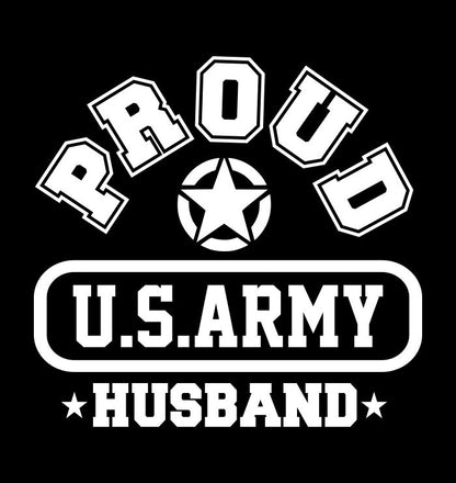 Proud US Army Husband decal