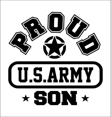 Proud US Army Son decal