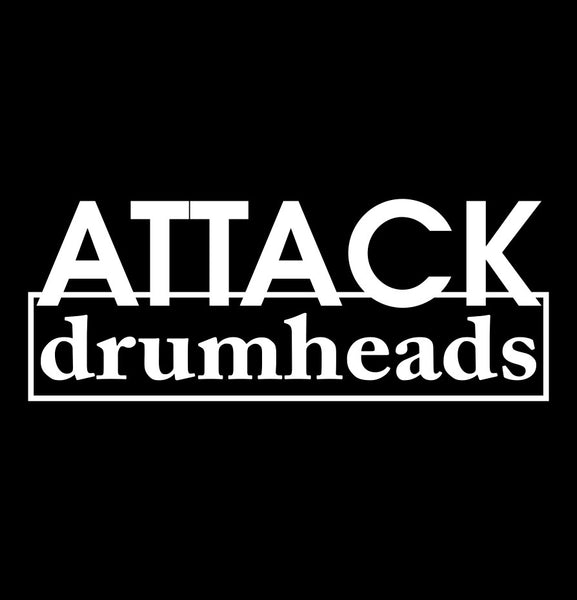 Attack Drumheads decal, music instrument decal, car decal sticker