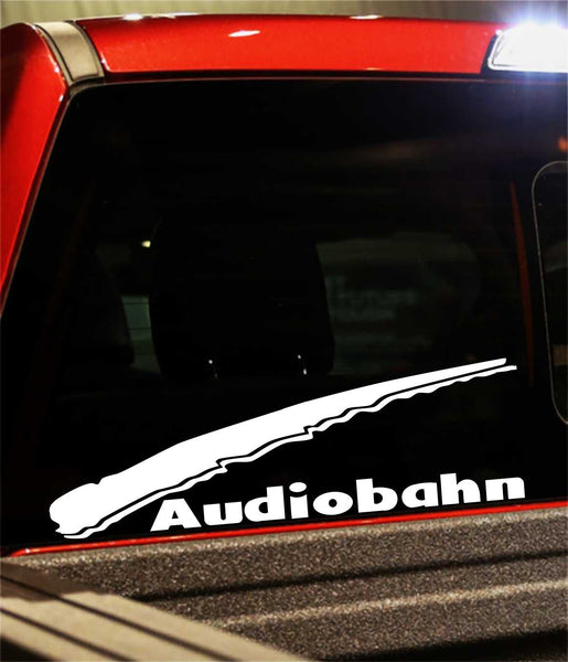 Audiobahn decal, sticker, audio decal