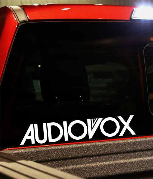 Audiovox decal, sticker, audio decal