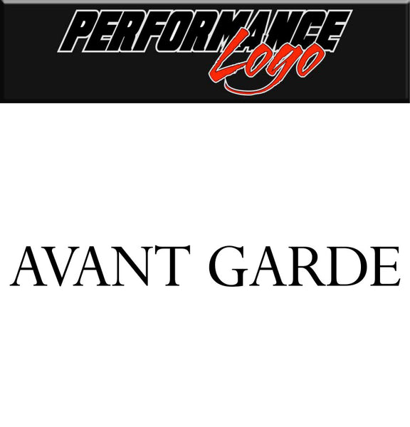 Avant Garde Wheels decal, performance car decal sticker
