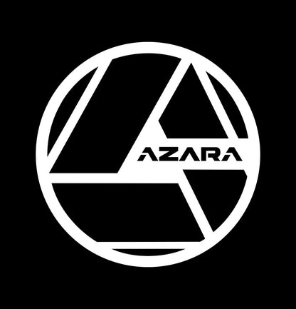Azara Wheels decal, performance car decal sticker