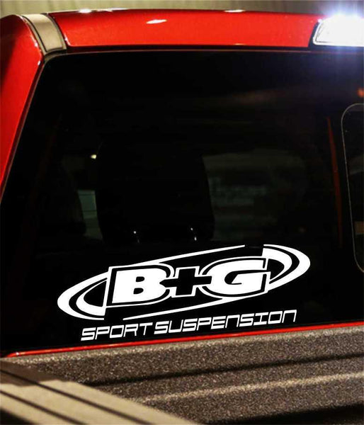 b&g suspension performance logo decal - North 49 Decals