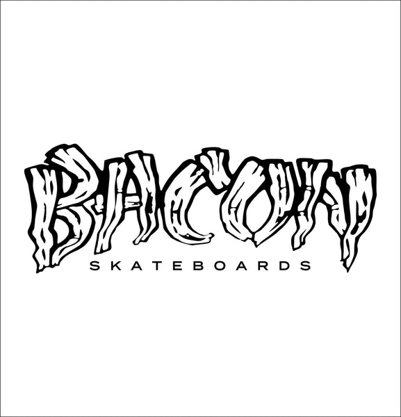 Bacon Skateboards decal, skateboarding decal, car decal sticker