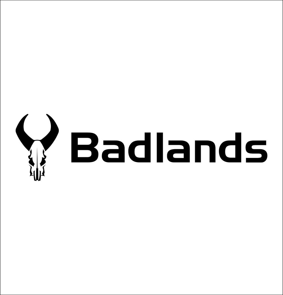 Badlands Packs decal, sticker, car decal