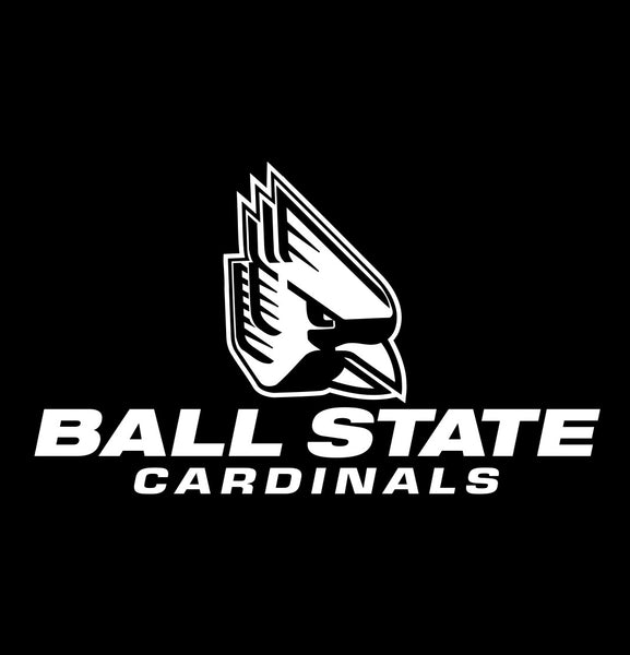 Ball State Cardinals decal, car decal sticker, college football