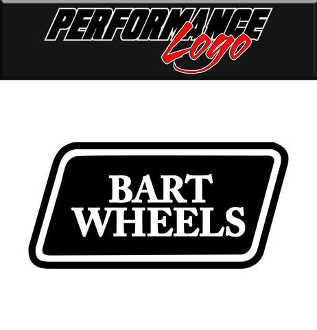 Bart Wheels decal performance decal sticker