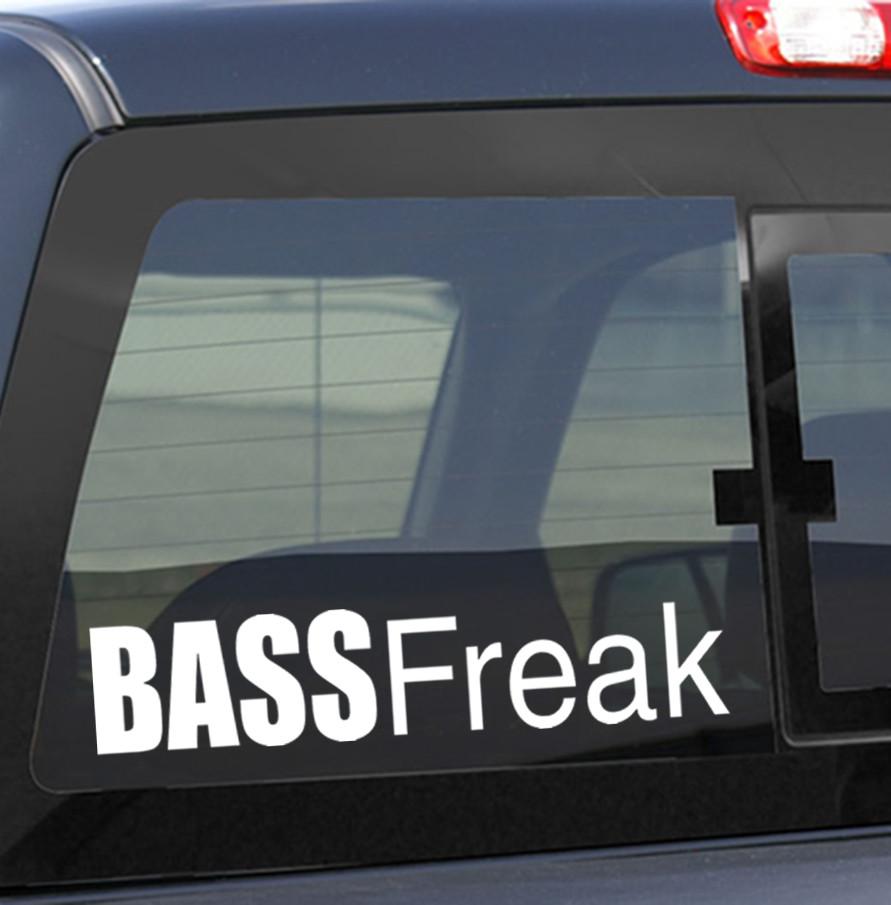 Bass fishing decal,car decal sticker
