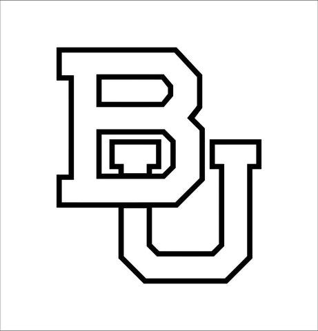 Baylor Bears decal, car decal sticker, college football