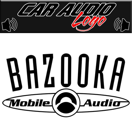 Bazooka decal, sticker, racing decal