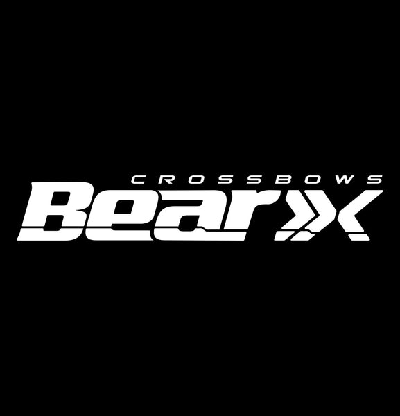 Bear X Crossbows decal, fishing hunting car decal sticker