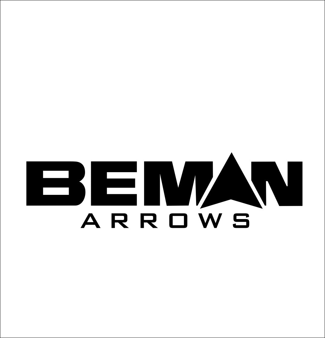 beman arrows decal, car decal sticker