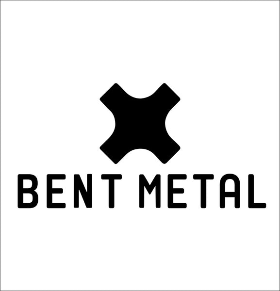 Bent Metal decal, ski snowboard decal, car decal sticker
