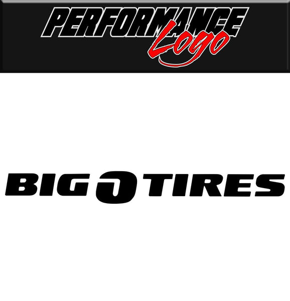 Big O Tires decal performance decal sticker