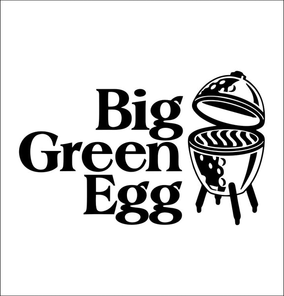Big Green Egg decal, barbecue decal  smoker decals, car decal