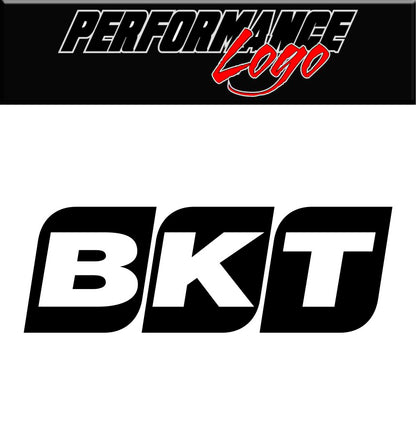 BKT Tires decal, performance car decal sticker