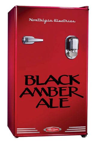 Black Amber Ale decal, beer decal, car decal sticker