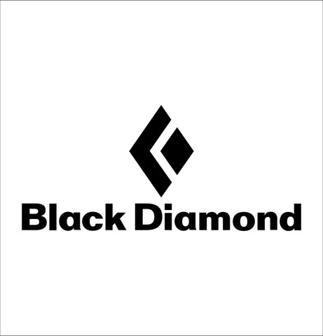 Black Diamond decal, ski snowboard decal, car decal sticker