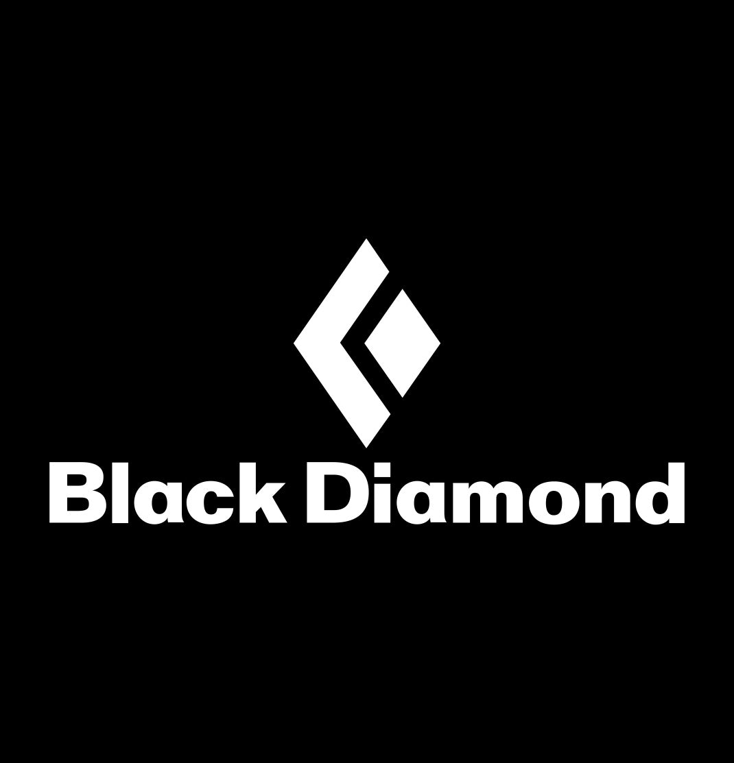 Black Diamond decal, ski snowboard decal, car decal sticker
