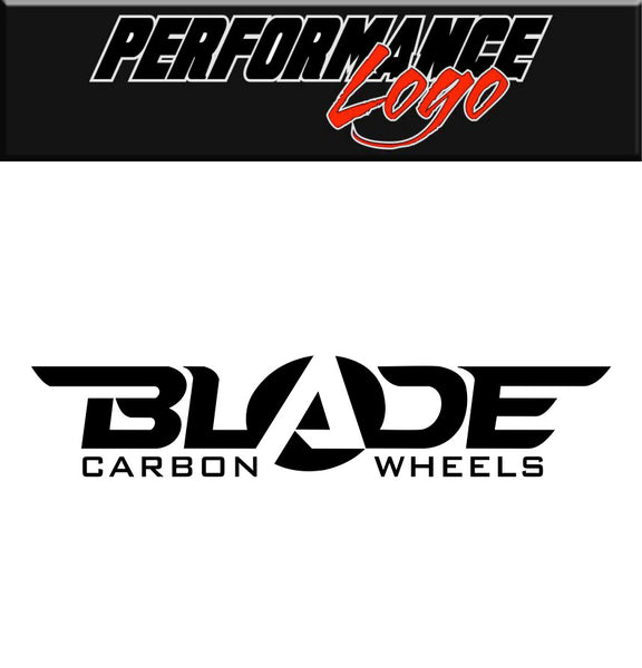 Blade Wheels decal, performance car decal sticker