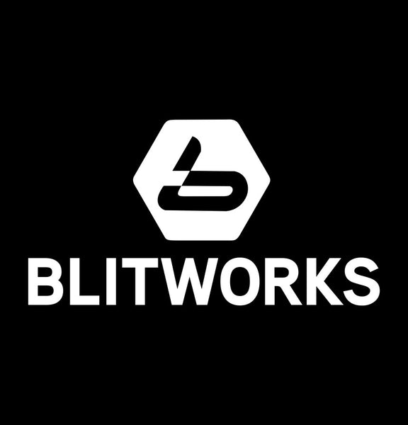 Blitworks decal, video game decal, sticker, car decal