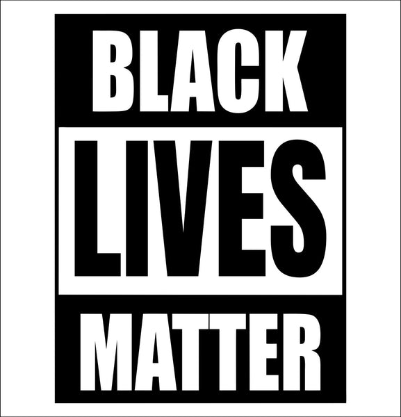 Black Lives Matter decal, BLM decal, car decal sticker