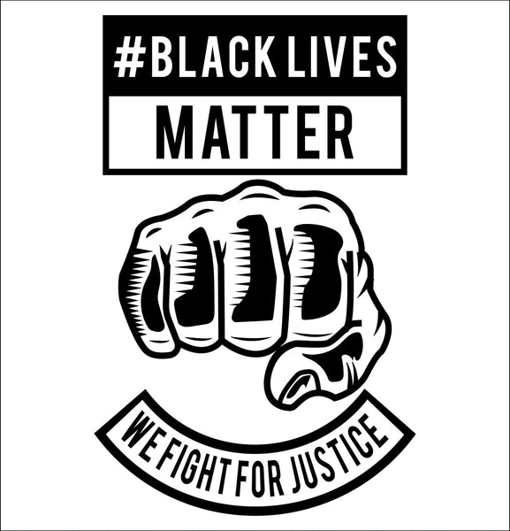 Black Lives Matter decal, BLM decal, car decal sticker