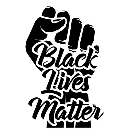 Black Lives Matter decal, BLM decal, car decal sticker