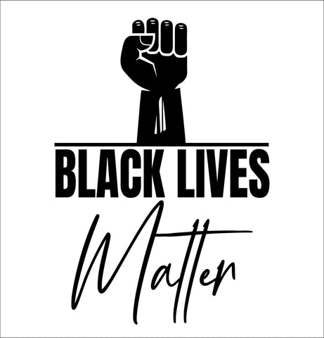 Black Lives Matter decal, BLM decal, car decal sticker