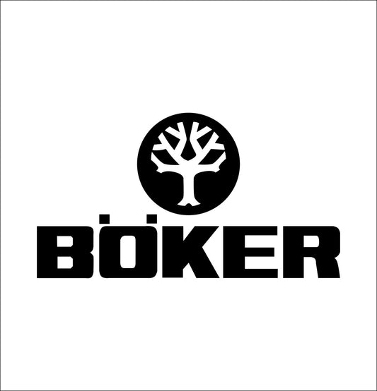 boker decal sticker, hunting fishing decal, car sticker b