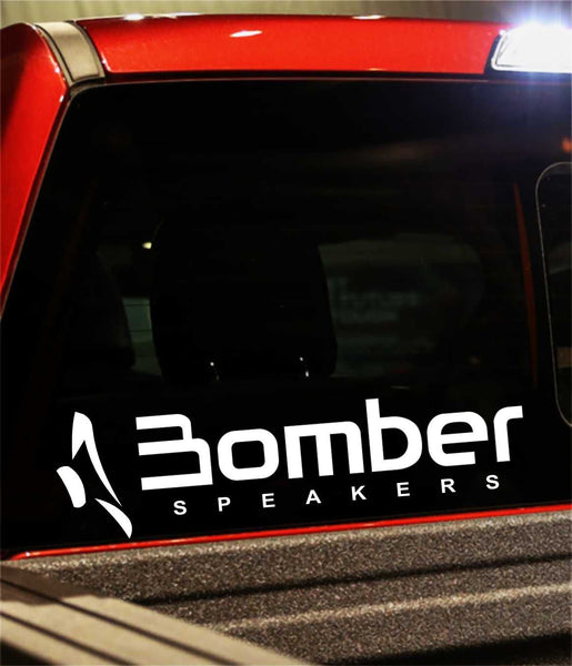 Bomber Speakers decal, sticker, audio decal