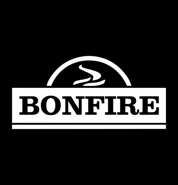 Bonfire Outdoor decal, barbecue decal  smoker decals, car decal