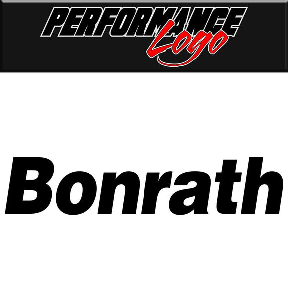 Bonrath decal performance decal sticker