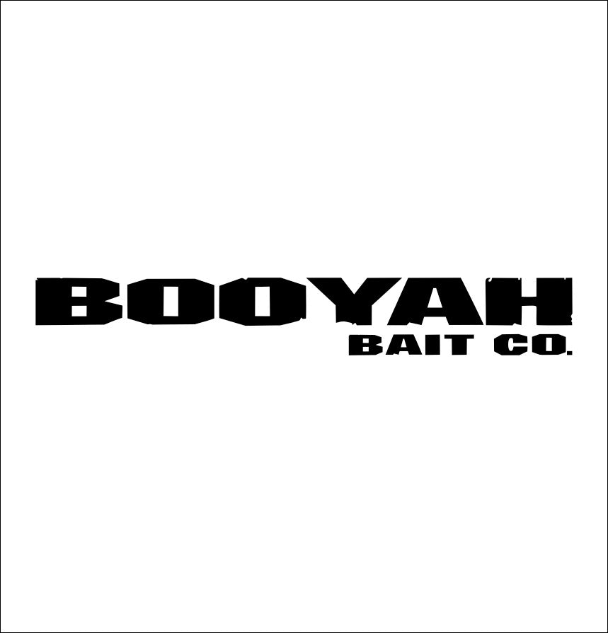 Booyah Bait decal, fishing hunting car decal sticker