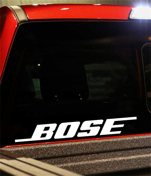 Bose decal, sticker, audio decal